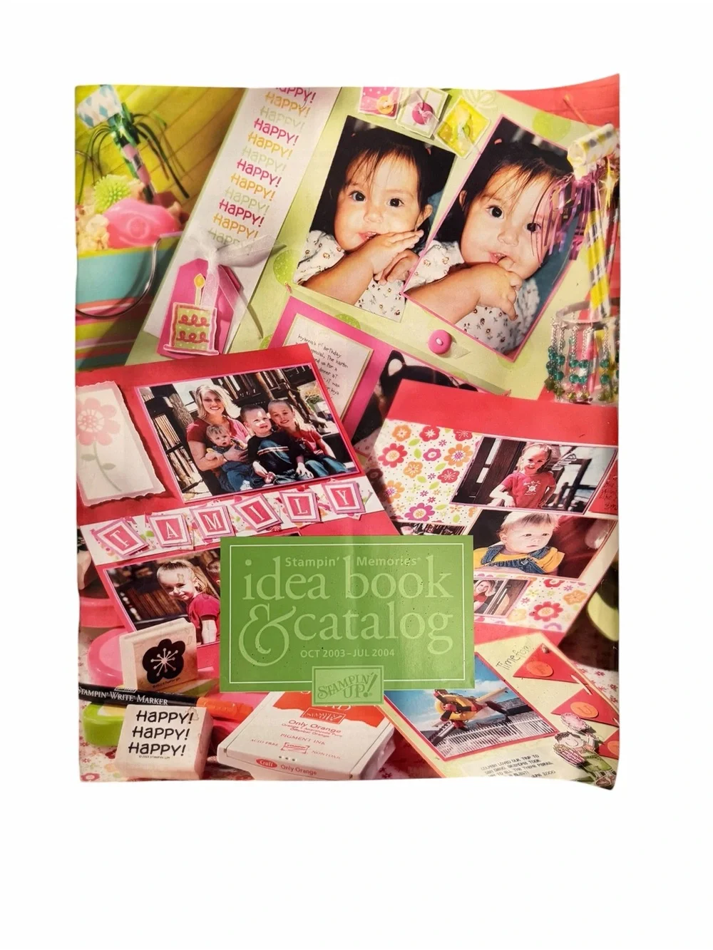 3 Stampin' Up! Idea Book & Catalogs from 2002, 2003 & 2004